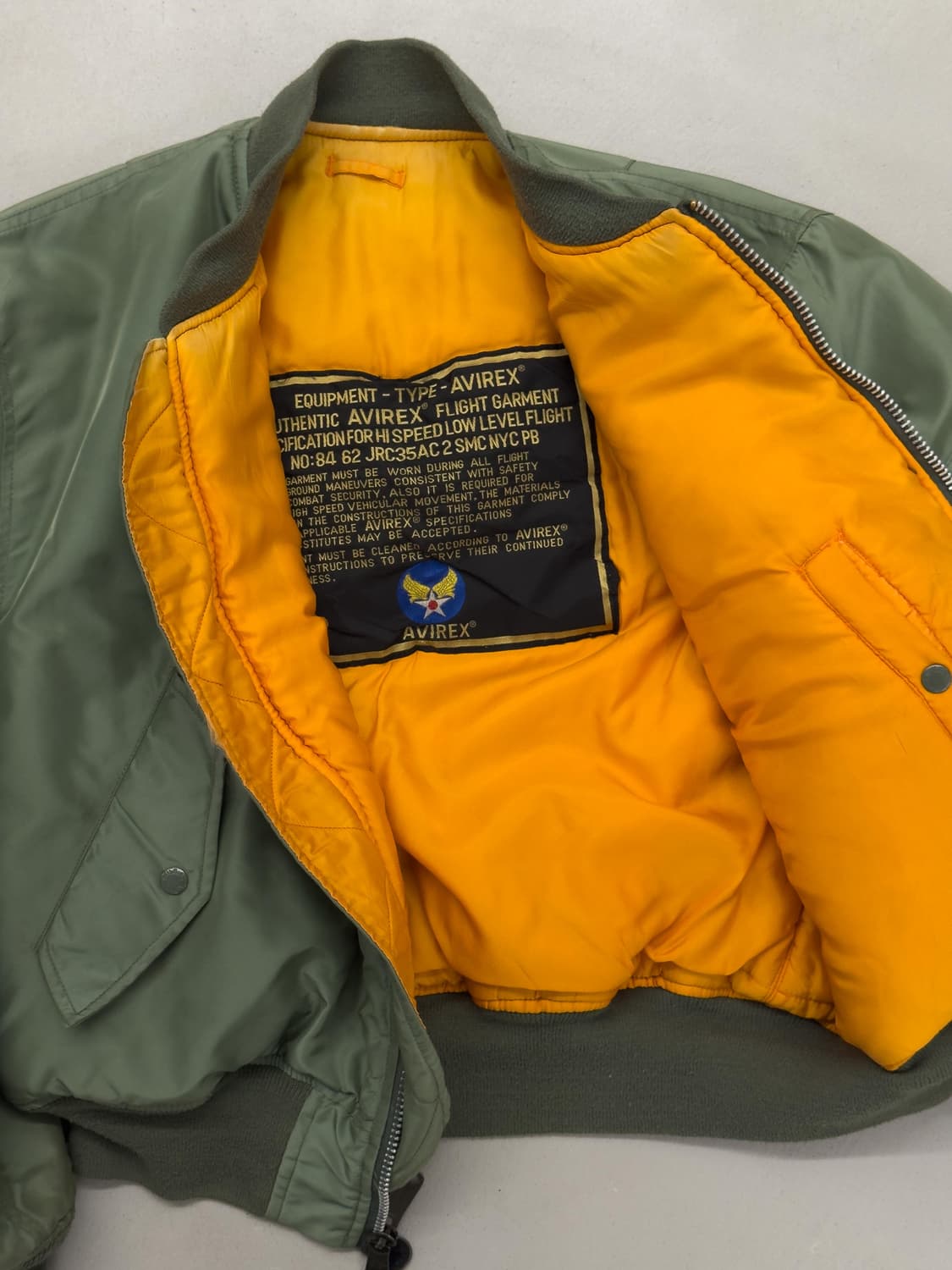 90's 아비렉스 USA ma-1 상품이미지4