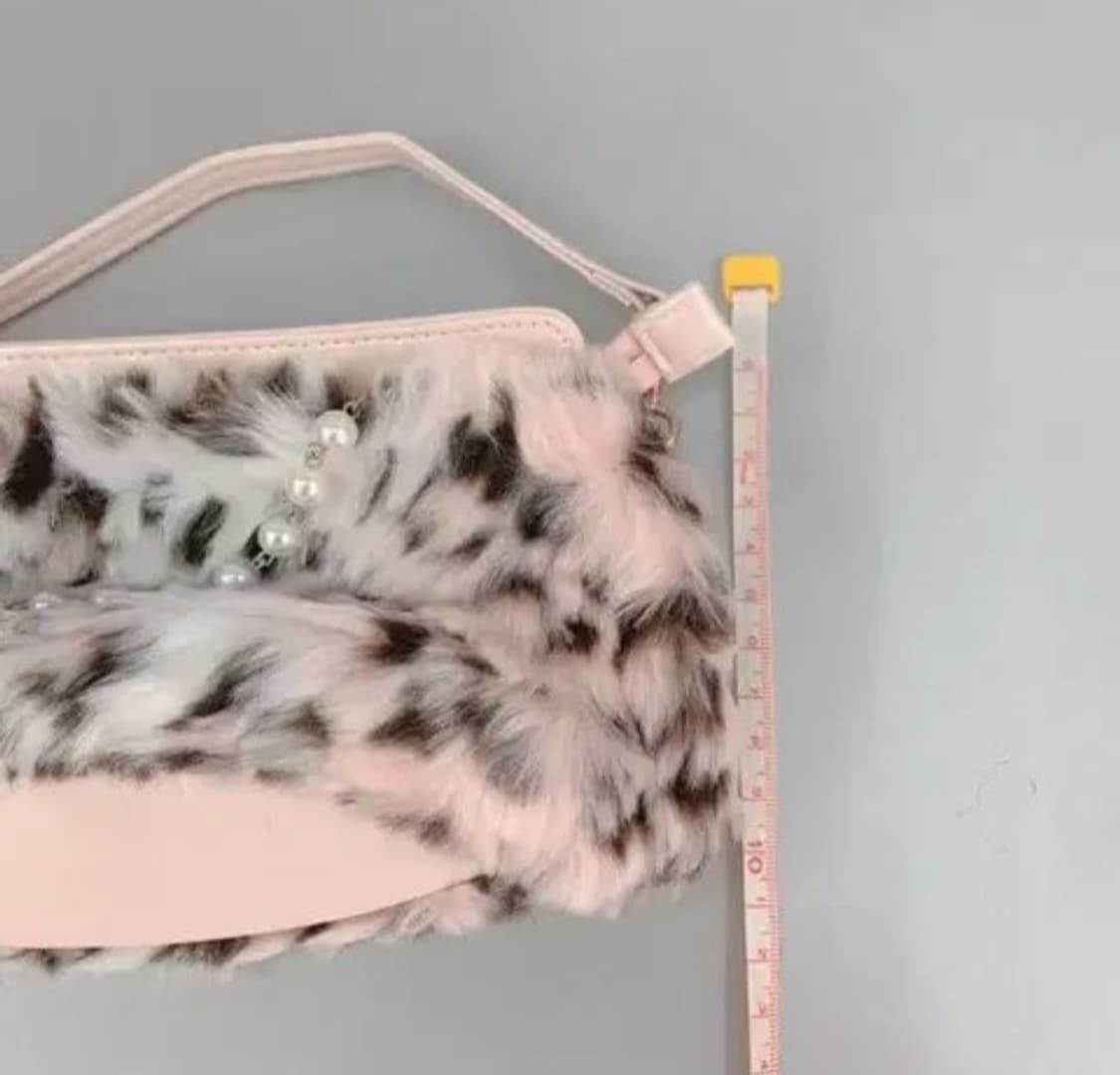 빈티지핑크호피 숄더백클러치백 레오파드오네히메로맨틱갸루핀터깔y2k헤이세이 상품이미지3