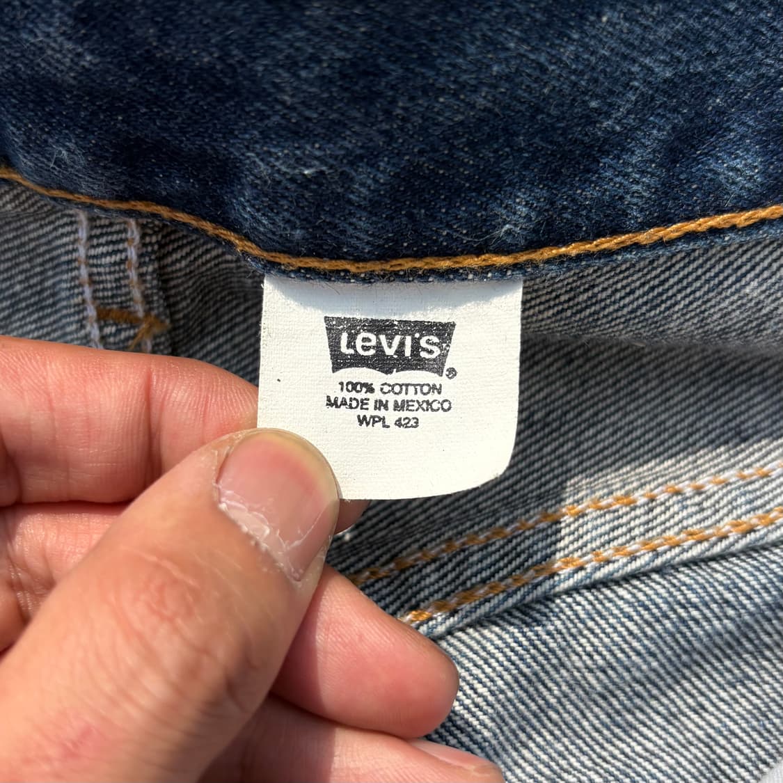 Levis 리바이스 501 플라이 데님 팬츠 상품이미지7