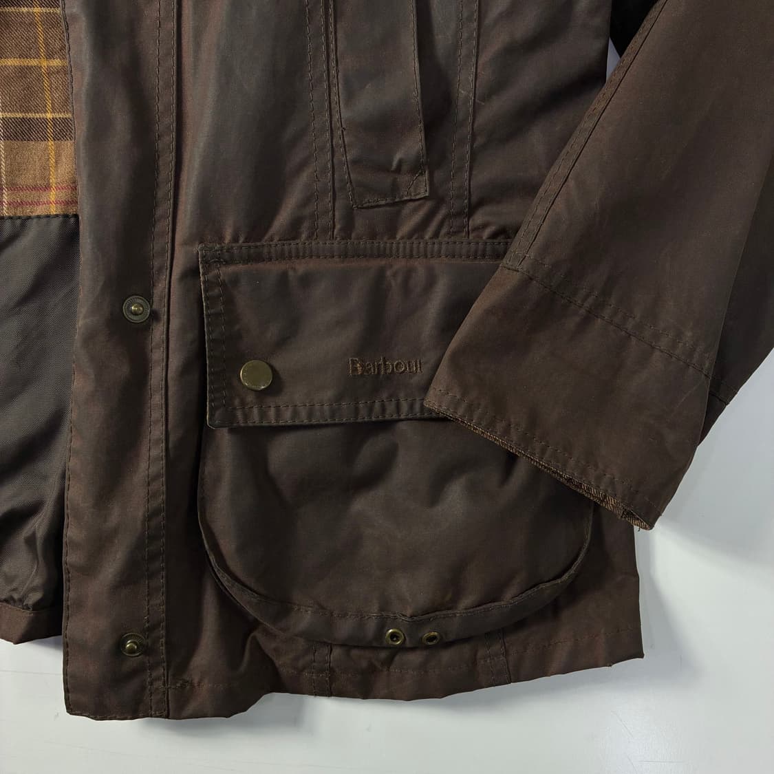 Barbour  바버 비데일 왁스 브라운 자켓  상품이미지3