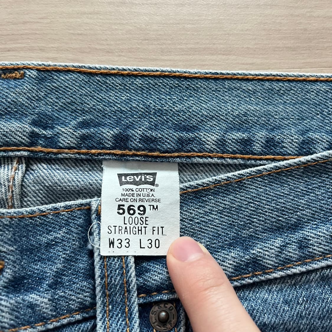 [33X30] 빈티지 usa 리바이스 569 상품이미지2