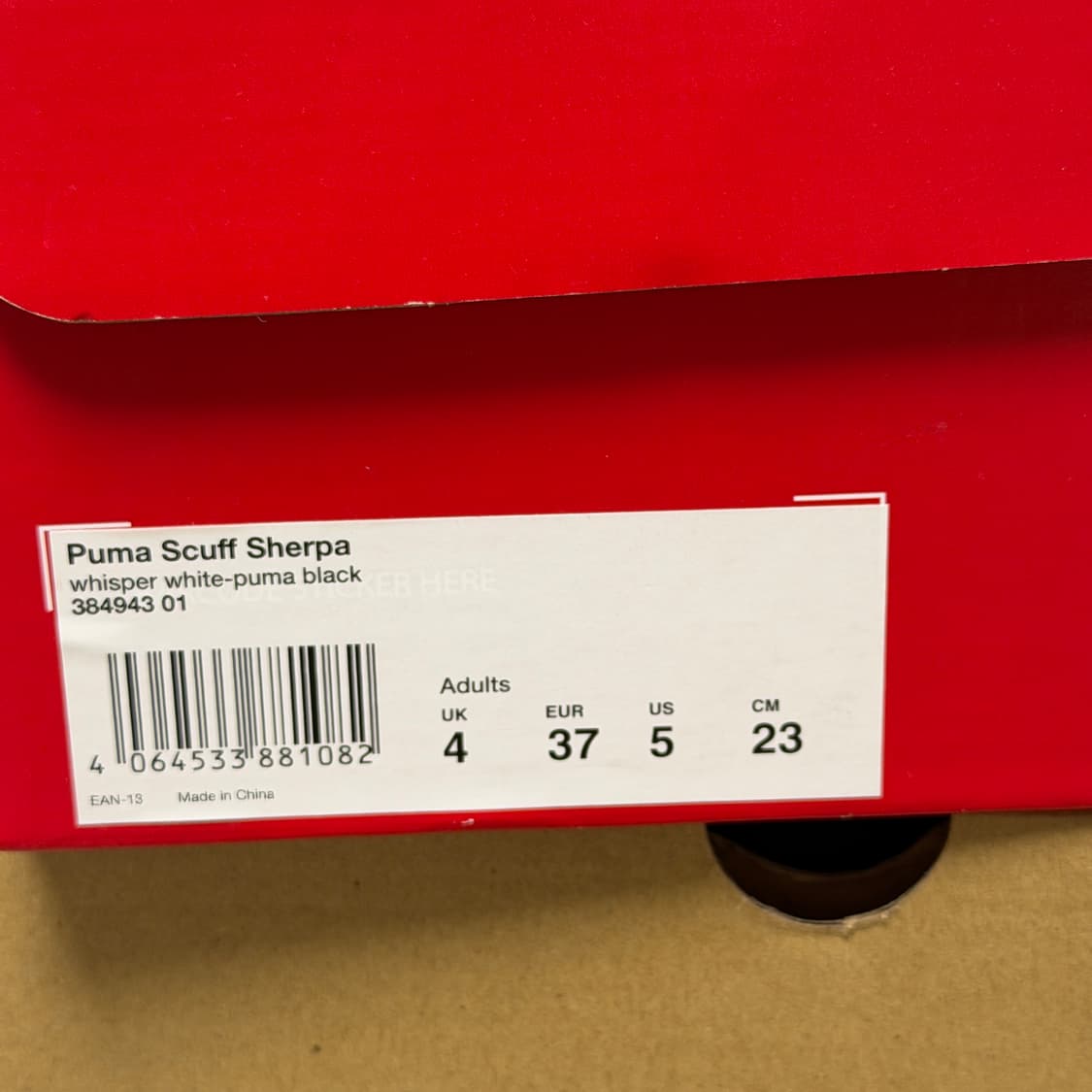 푸마 겨울 슬리퍼 새상품 230 상품이미지4