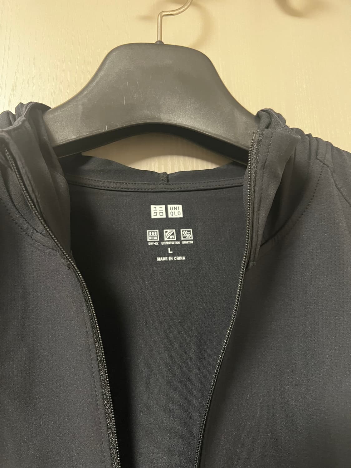 유니클로 DRY-EX UV 프로텍션 후드집업 L 상품이미지4