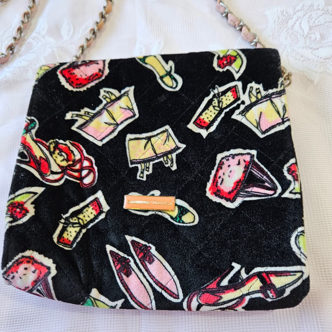 사만사타바사 미니 패턴 체인 크로스백 상품이미지3