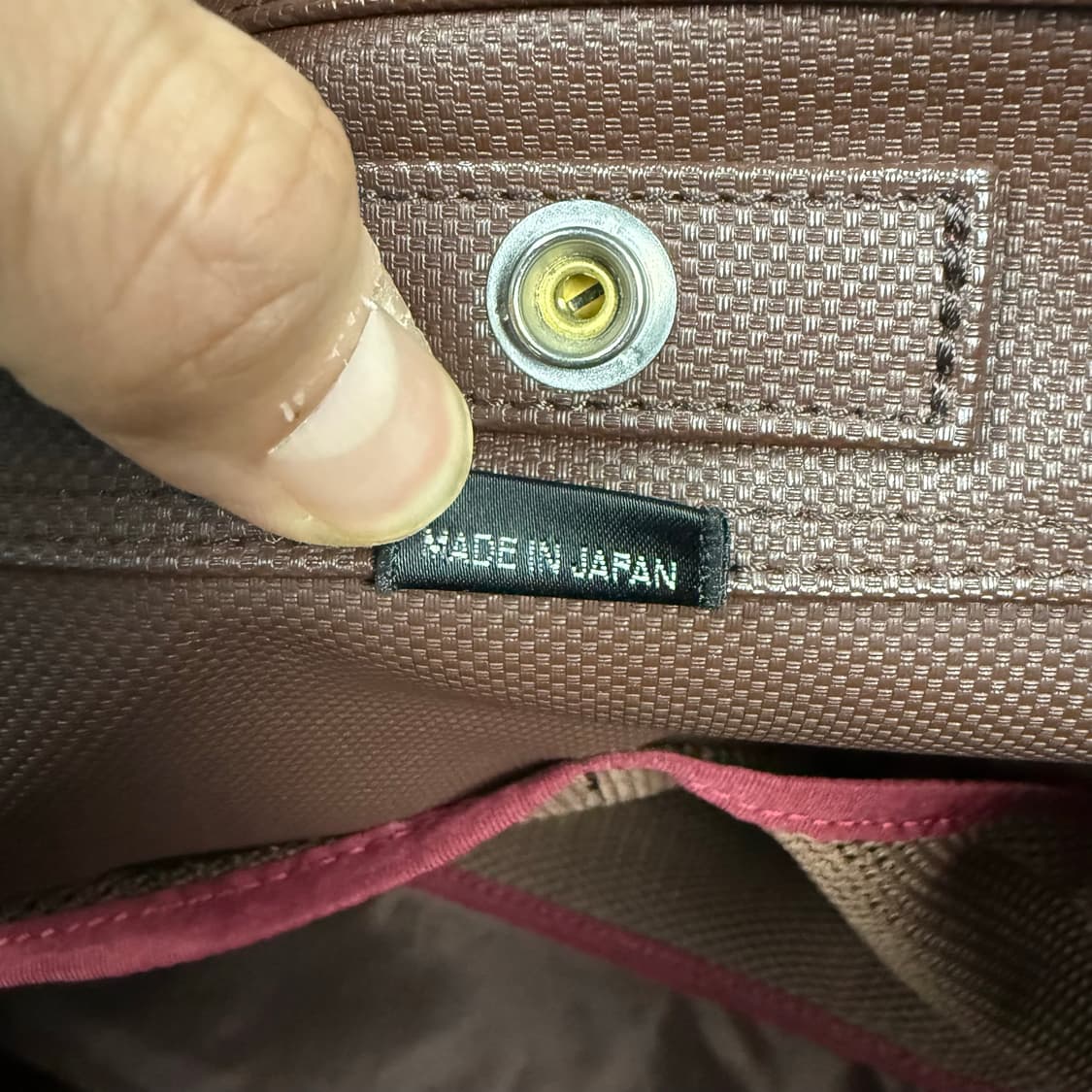 요시다포터 걸 토트백 레드 L 상품이미지8