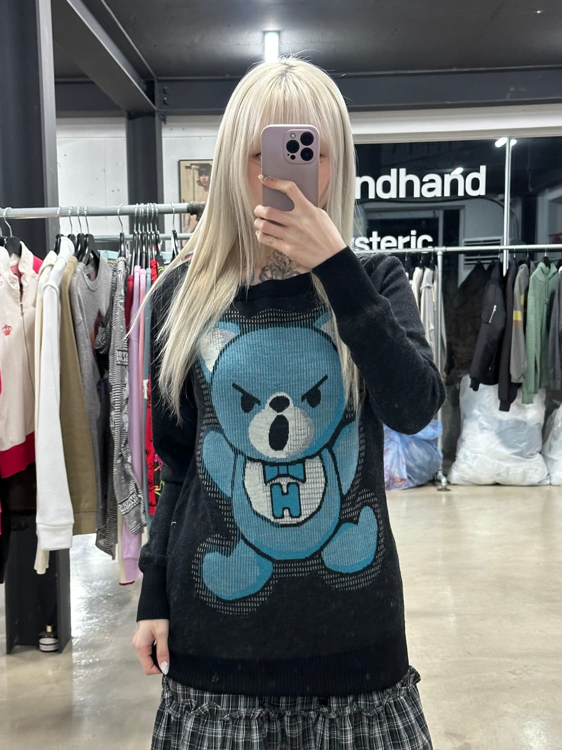 히스테릭 글래머 퍽베어 니트  상품이미지1