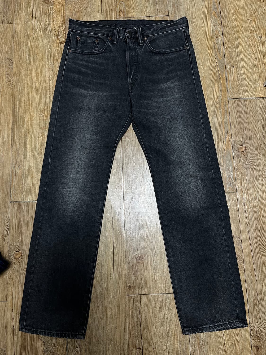 택포28) RRL 더블알엘 스트레이트 핏 진 더스티 블랙 29x30 상품이미지1