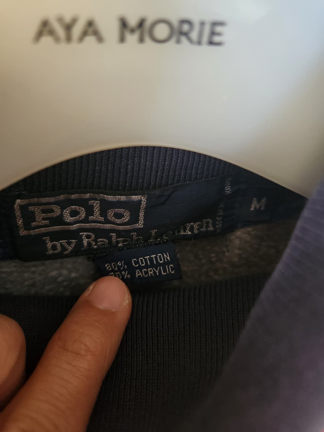 폴로 랄프로렌 90s 기모 터틀넥 M 상품이미지2