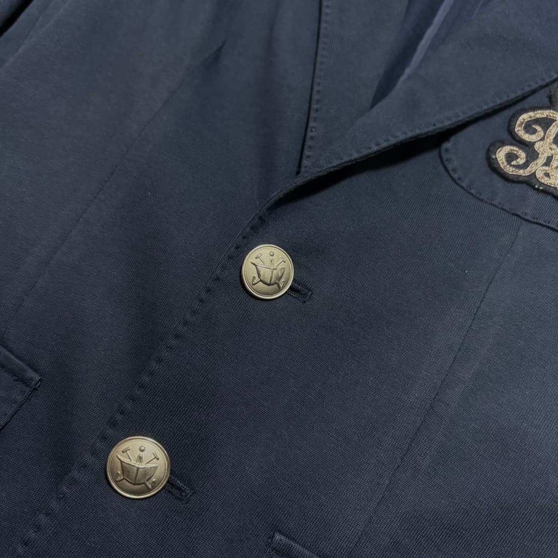 폴로 랄프로렌 자수 투버튼 블레이저 xs 상품이미지5