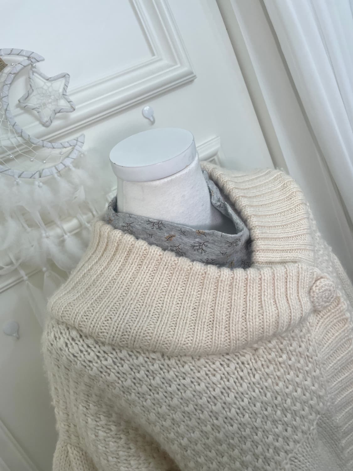 ivory one-button pleats point lovely car 상품이미지7