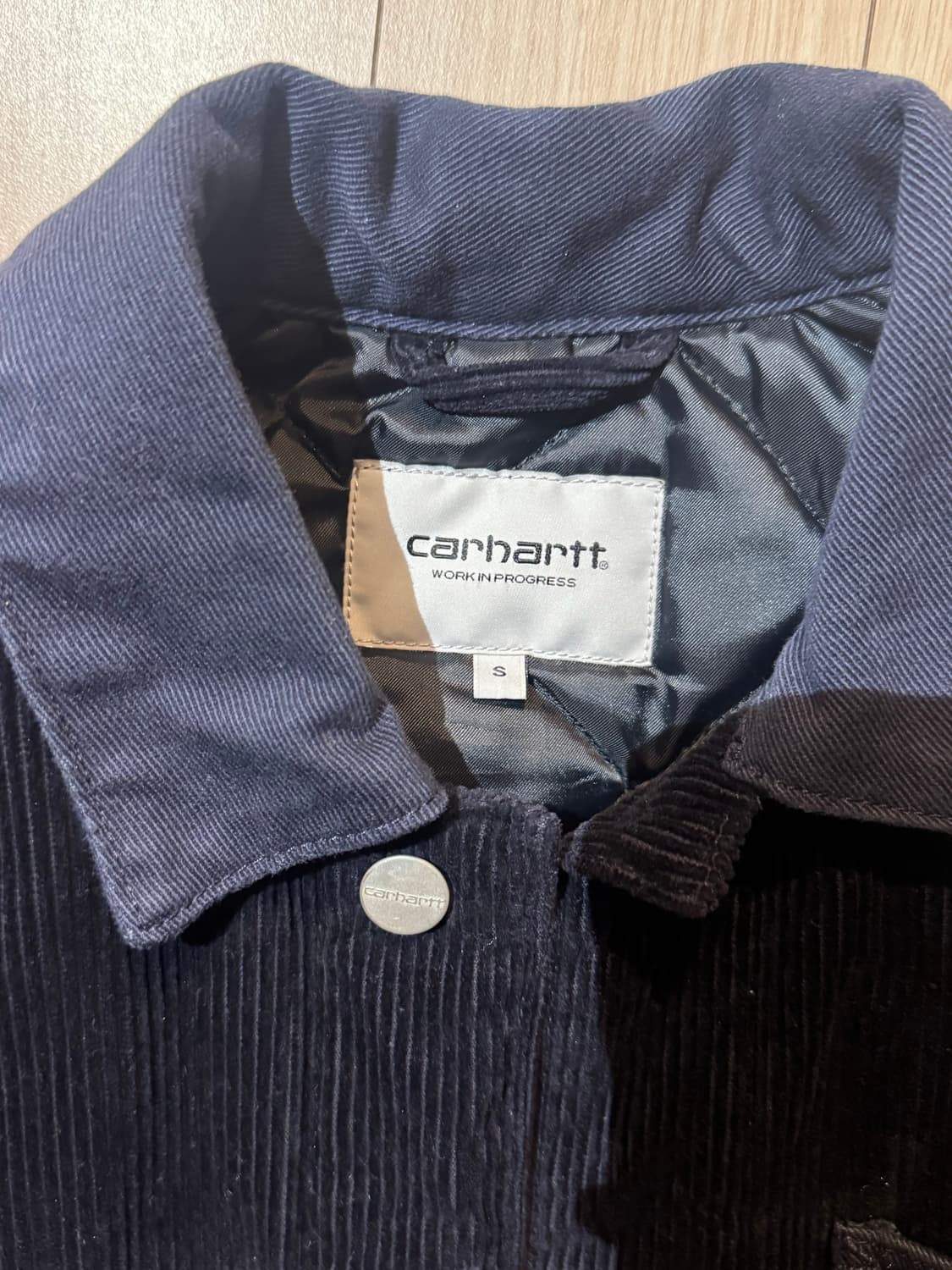 칼하트 코듀로이 네이비 자켓 / 사이즈 S 상품이미지3