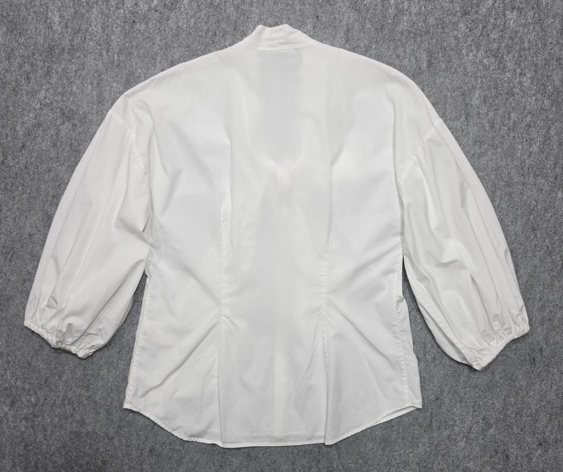 폴로 랄프로렌 리본 타이넥 버튼업 밴딩 커프스 디테일 7부 셔츠 6사이즈 상품이미지2