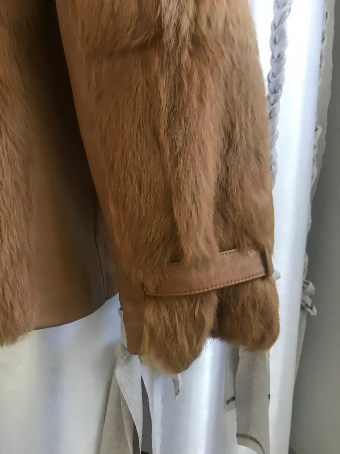 vintage leather fur jacket 상품이미지10