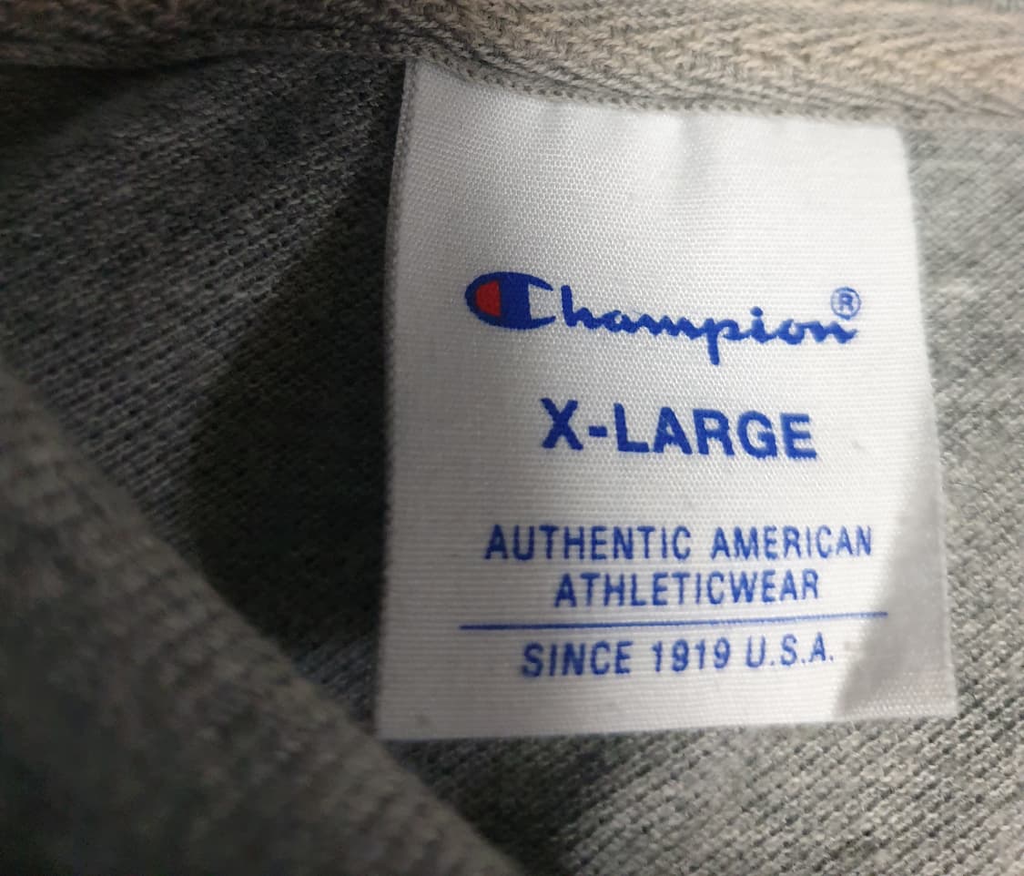 챔피온 오리지널 C로고 코튼 반팔 카라티 그레이 (XL) 상품이미지5