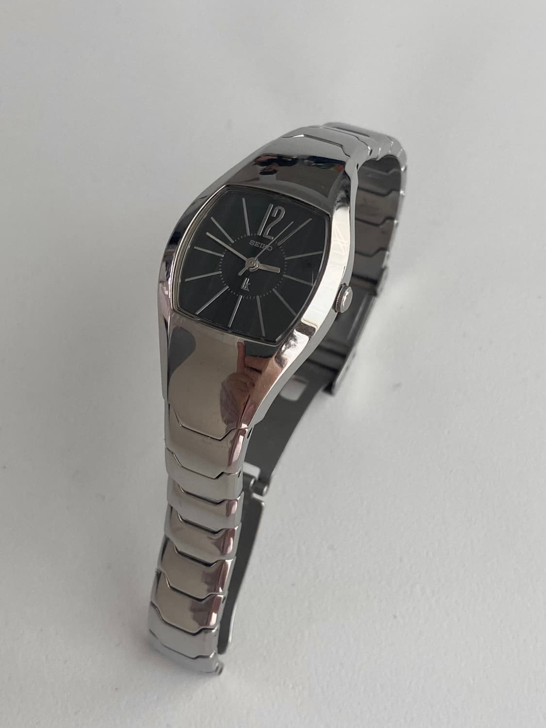 Seiko 세이코 쉘 실버 블랙 레이디스 상품이미지2