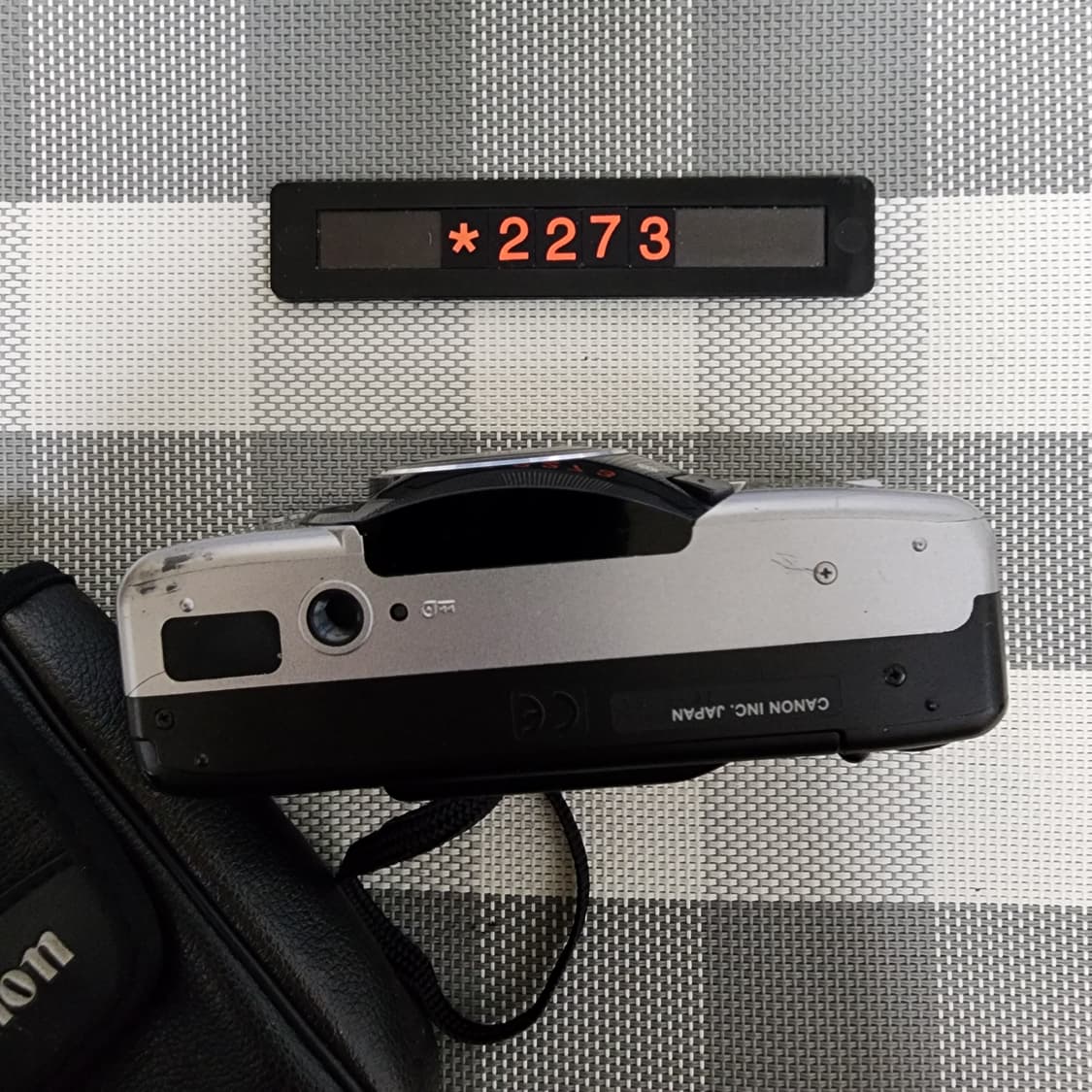 캐논 프리마 슈퍼 105 데이터백 필름카메라 파우치포함 상품이미지4