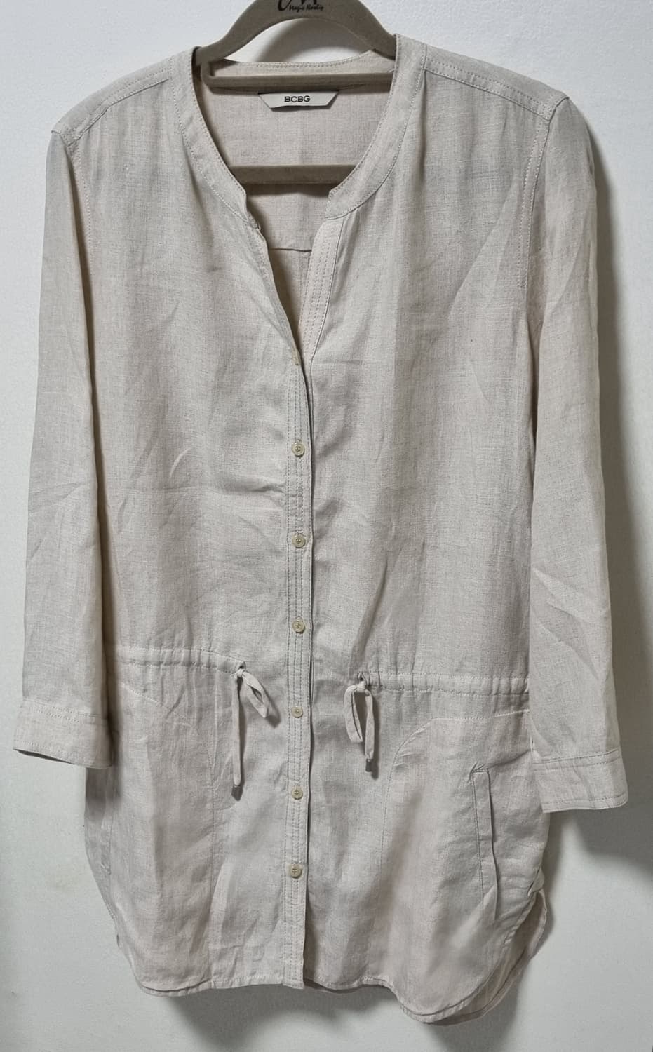 BCBG 린넨 마 블라우스 자켓 상품이미지4