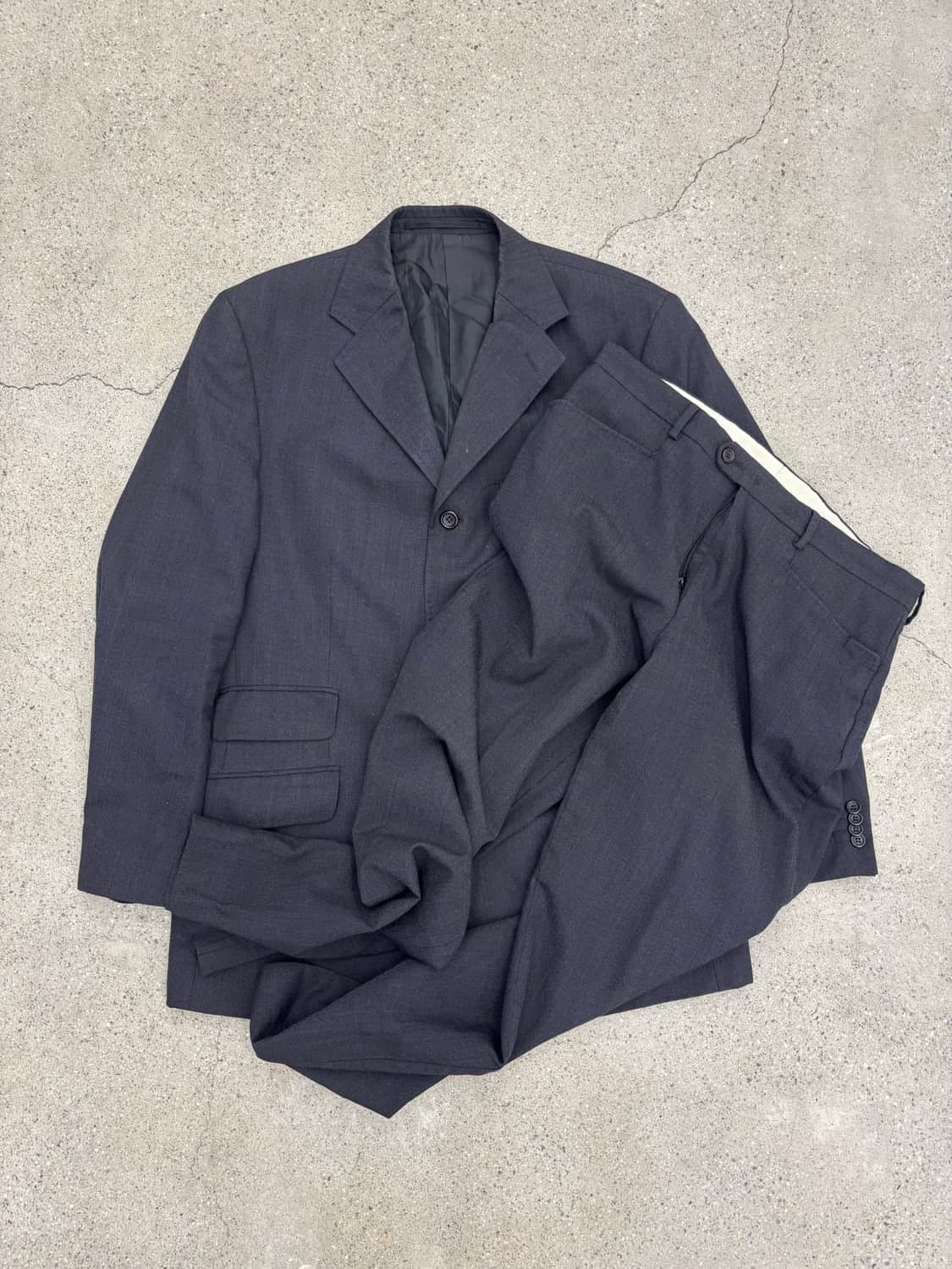 알렉산더 맥퀸 90s 수트 셋업 그레이 상품이미지1