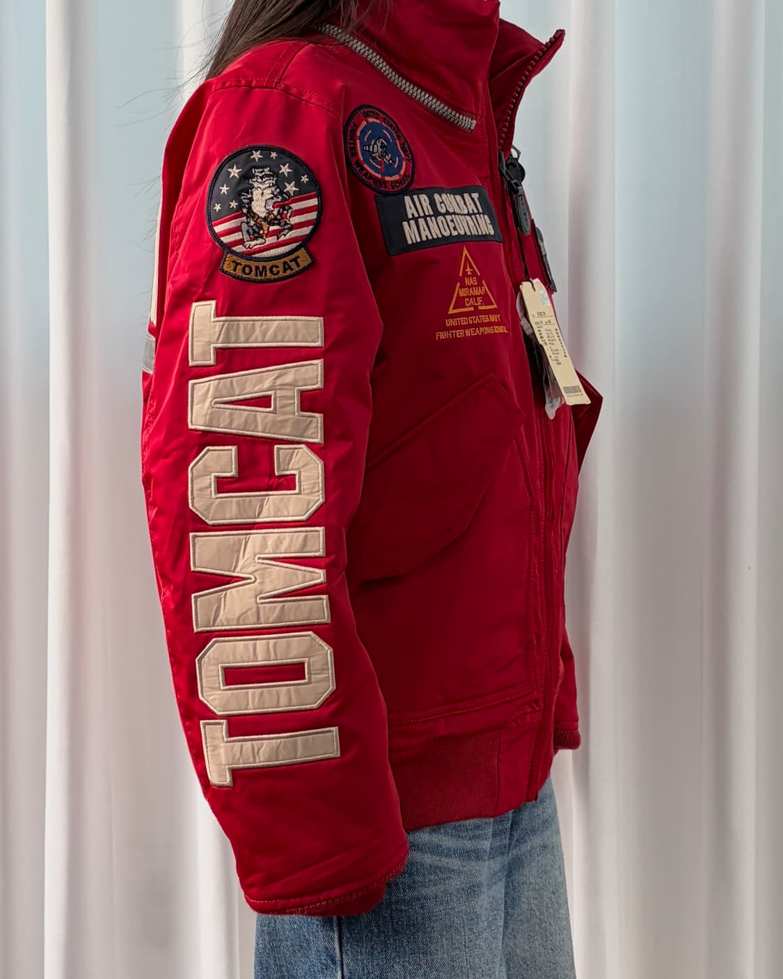 [M](새상품)아비렉스 AVIREX 탑건 TOPGUN 항공 점퍼 상품이미지2