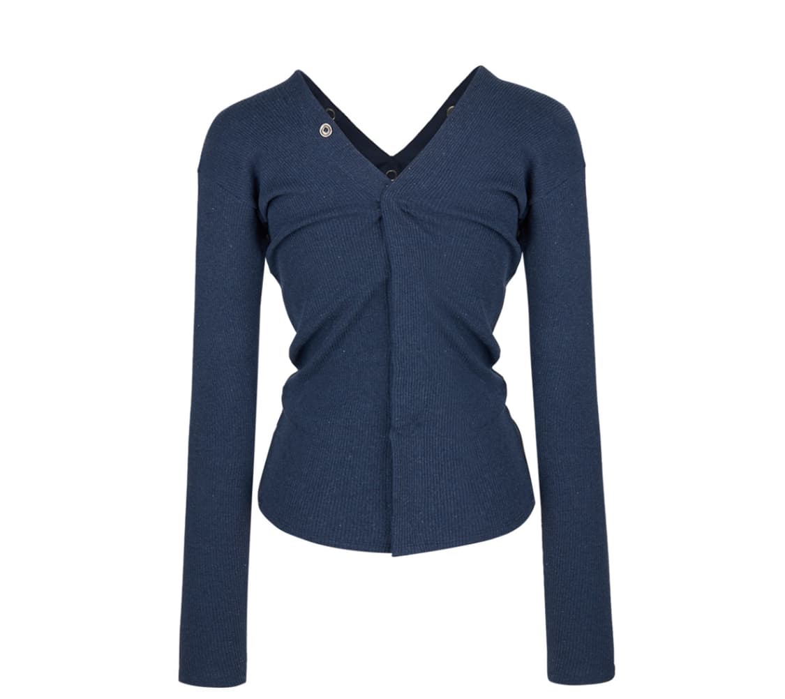 Baserange tav snap cardigan 상품이미지4