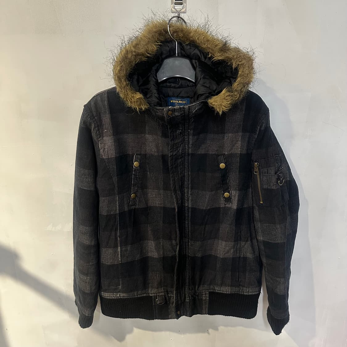 울리치 골덴 체크 자켓 M~L 상품이미지1