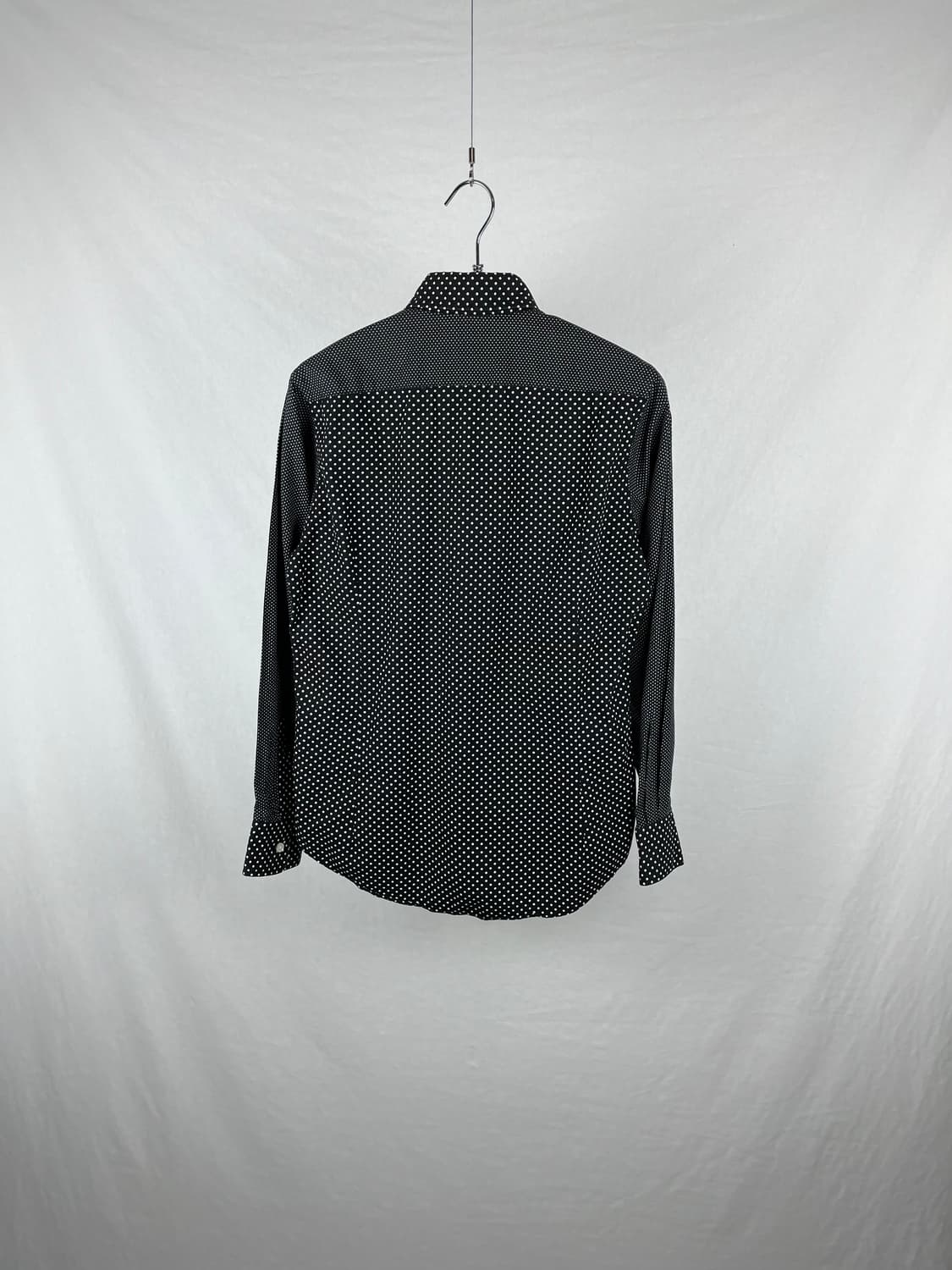 Vintage (maede in japan) 도트패턴 셔츠  상품이미지4