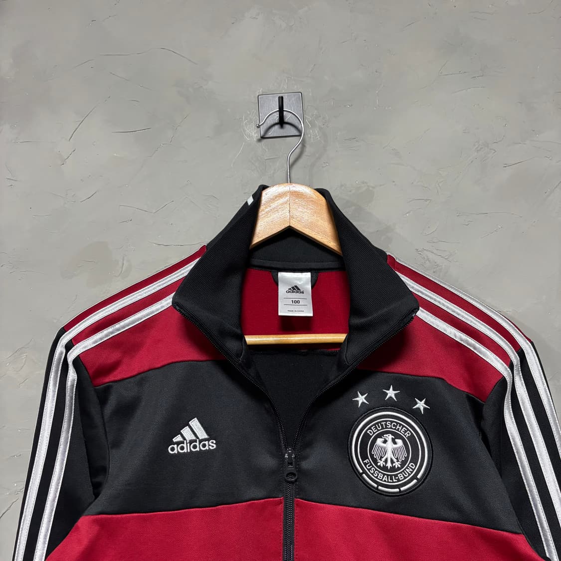아디다스 독일 져지 트랙탑 검빨 상품이미지2