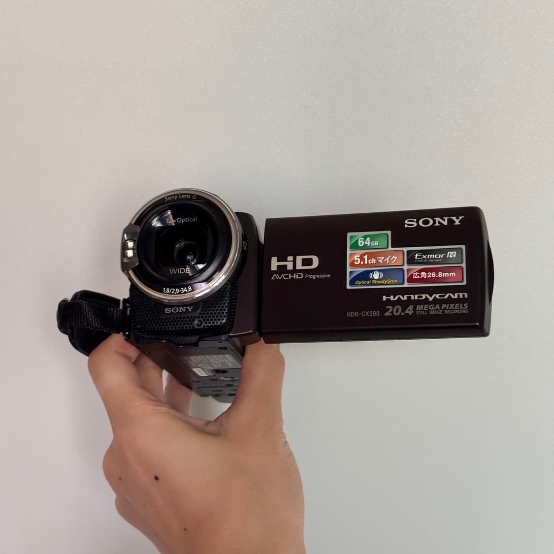 풀박스 SONY HDR-CX590V 소니캠코더 소니 빈티지캠코더 디카 상품이미지5