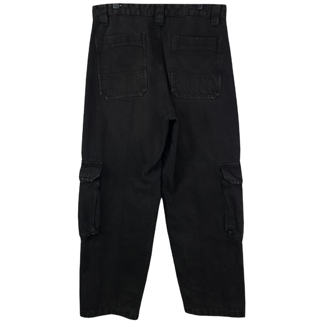 [자라] 멀티 포켓 와이드 블랙 데님 카고 팬츠 M18913 상품이미지3