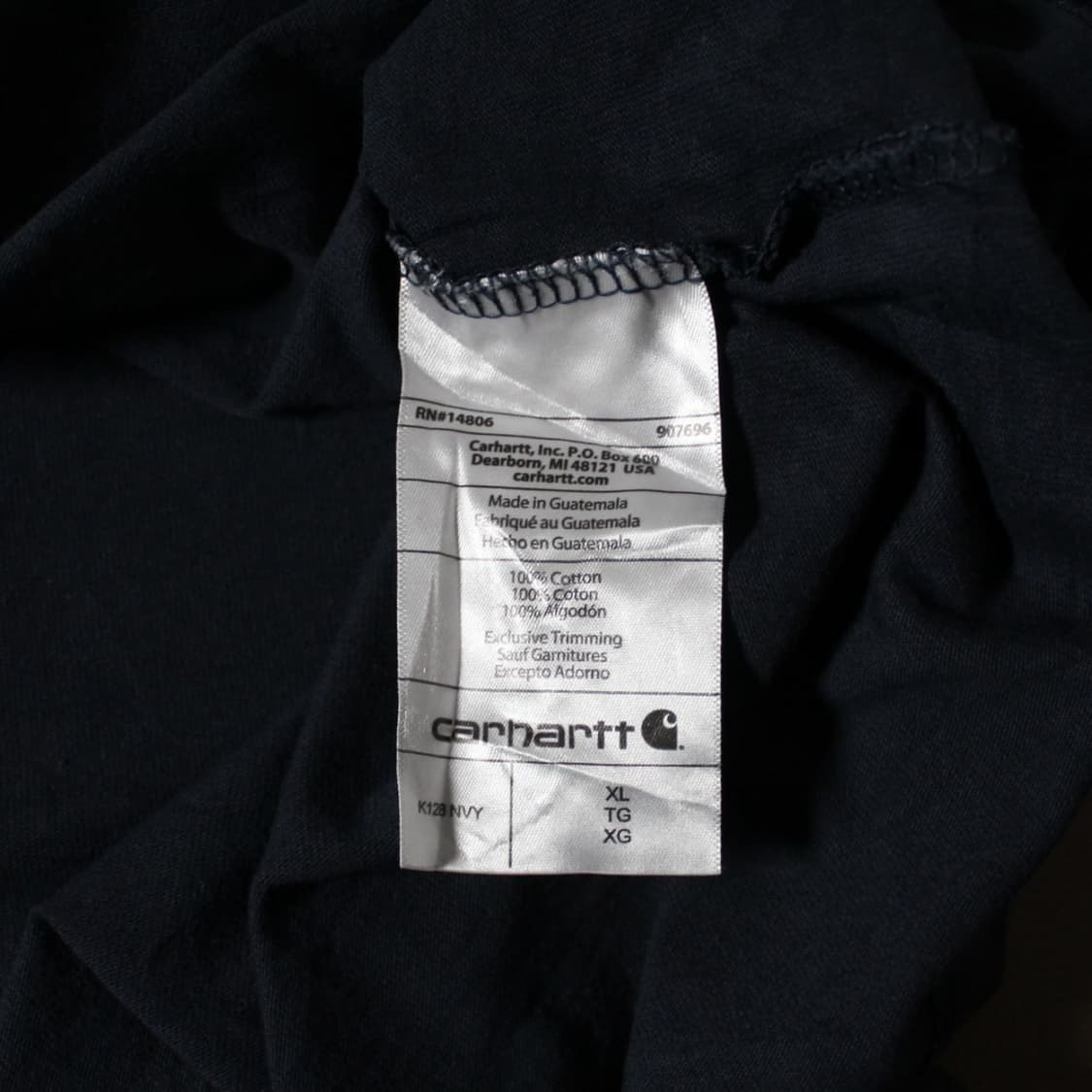 Carhartt 칼하트 차콜 헨리넥 롱 슬리브 상품이미지4