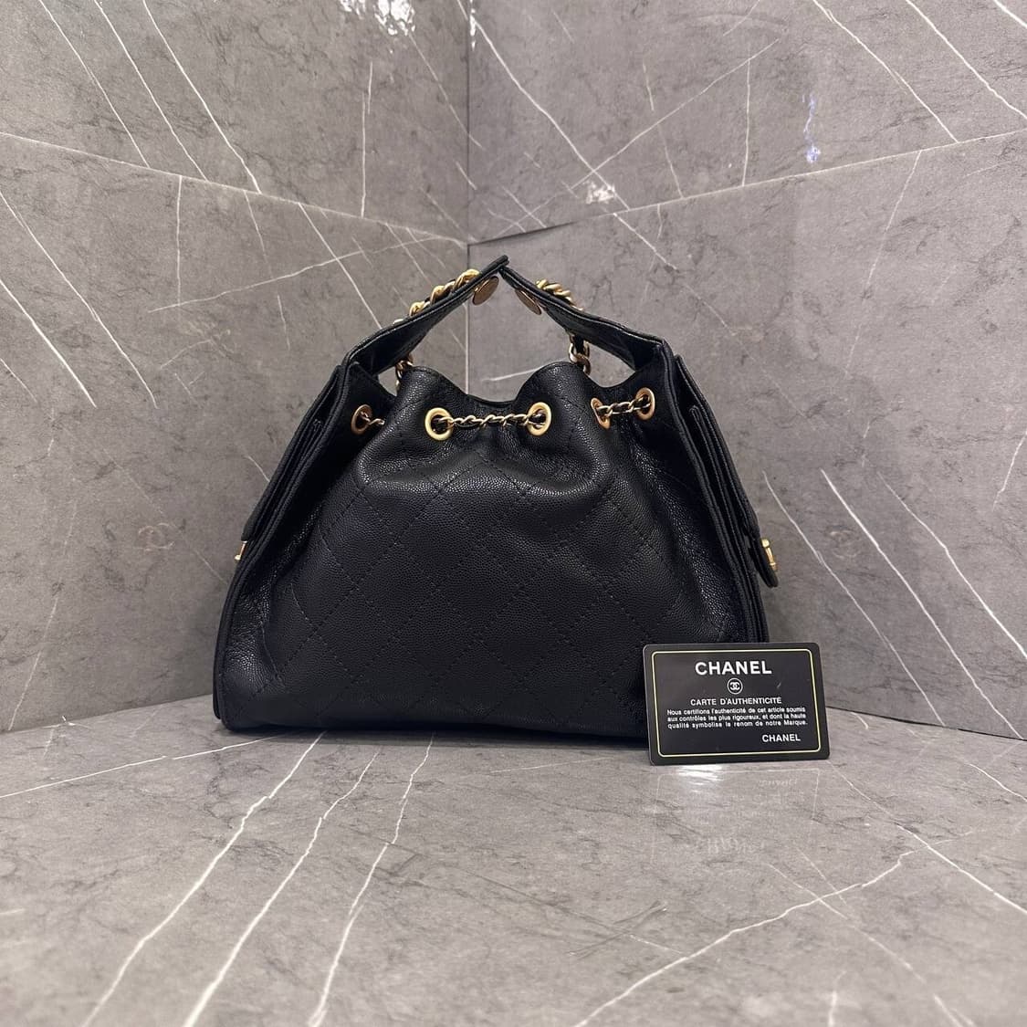 샤넬 25 캐비어 스몰 블랙 무료배송 상품이미지2