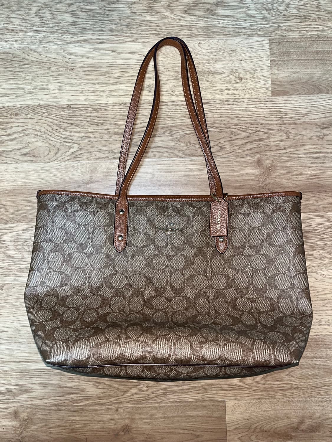 코치 시그니처 캔버스 시티 토트백 상품이미지1