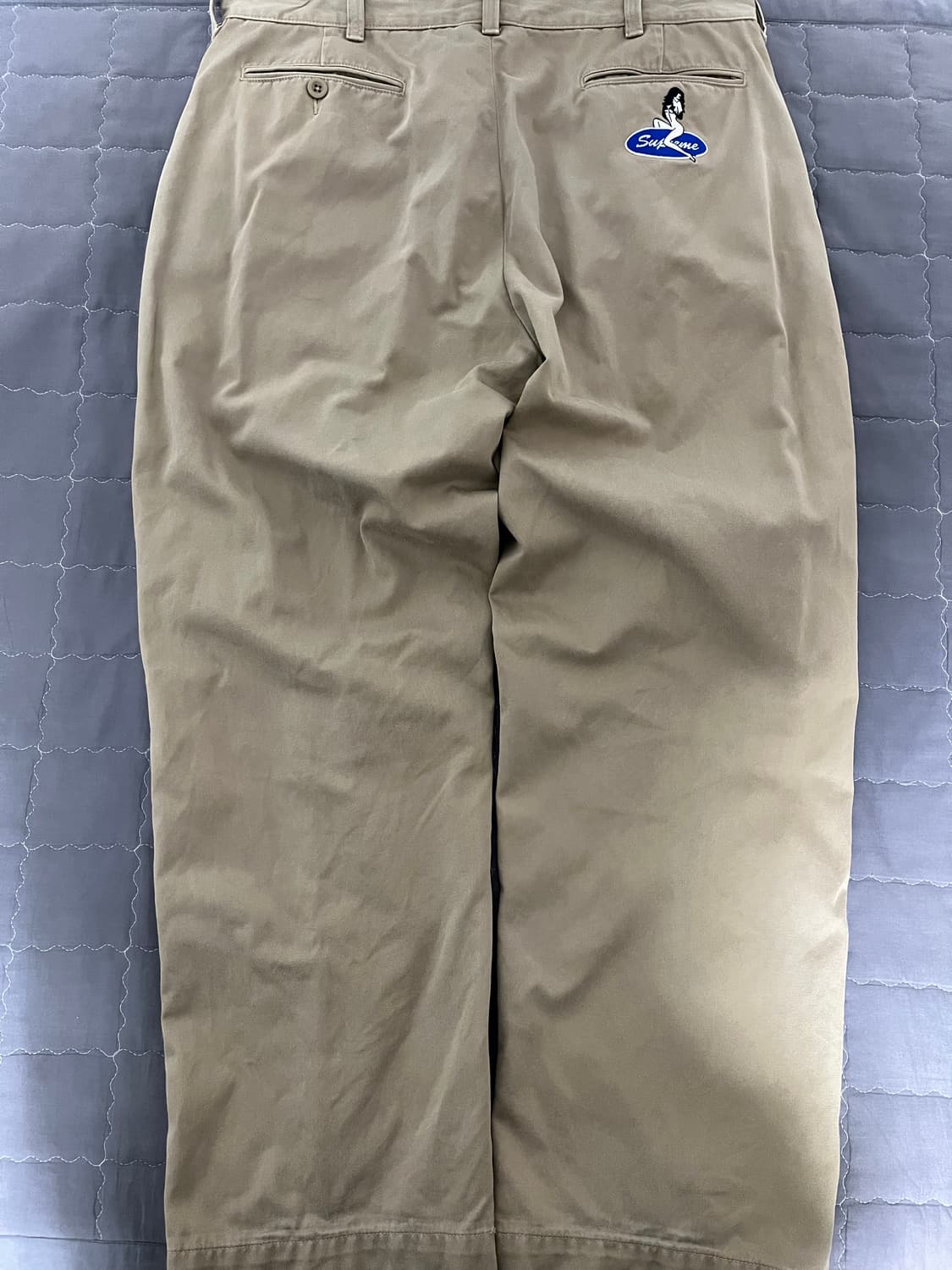 슈프림 핀업 걸 치노 팬츠 탄 카키 34 상품이미지3