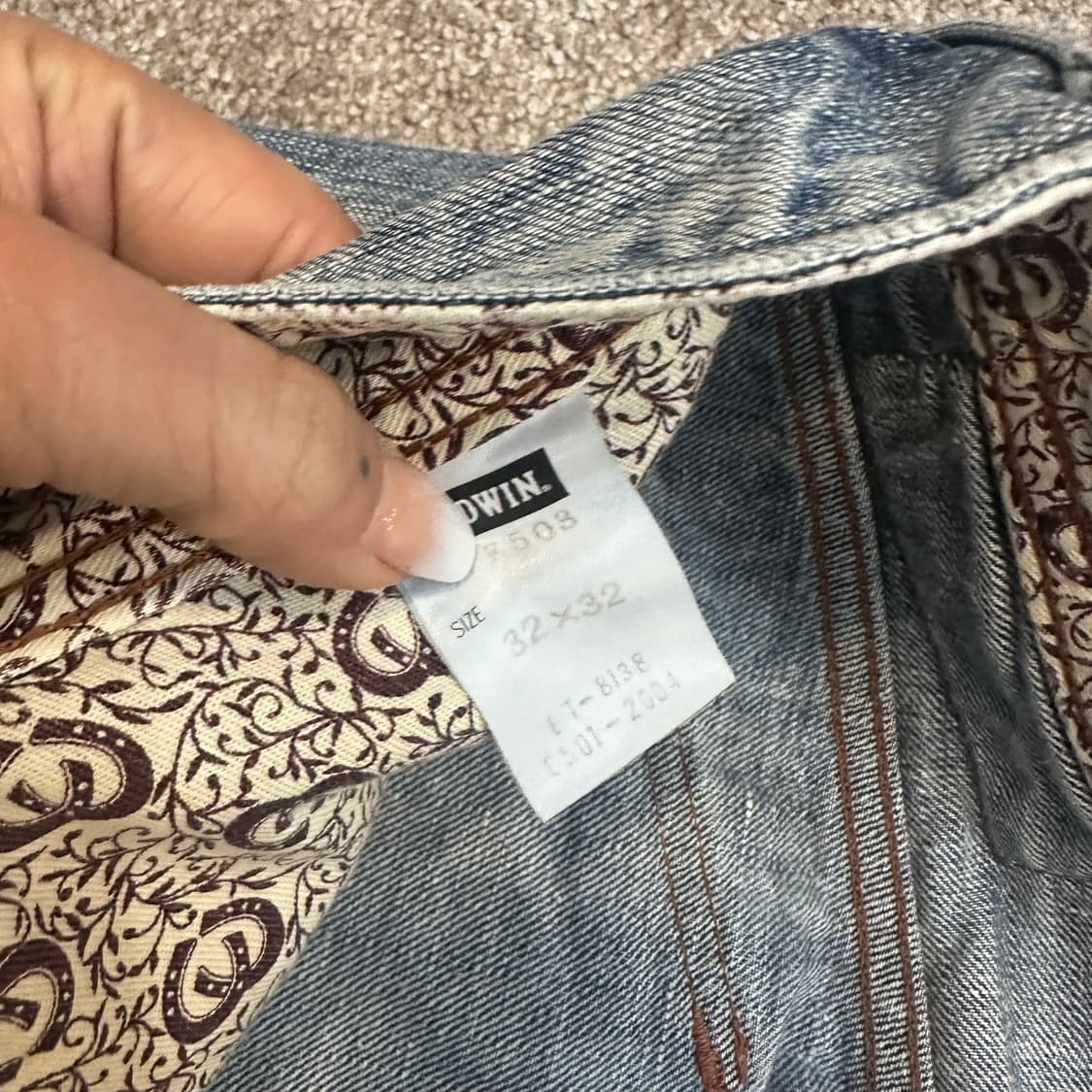 에드윈 블루트립503 웨스턴팬츠(32) 상품이미지5