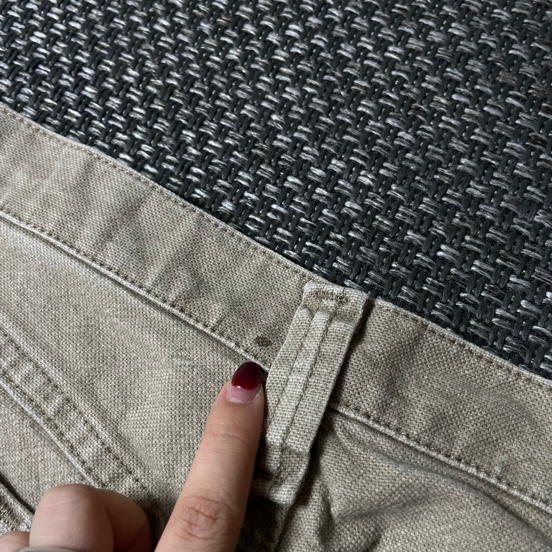  (32) 랭글러 32X32 베이지 백카고 데님 팬츠 상품이미지5