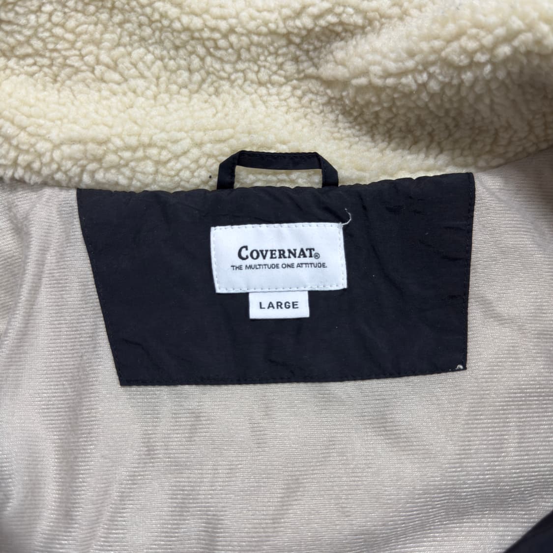 커버낫 양털 뽀글이 쉐르파 플리스 자켓 상품이미지4