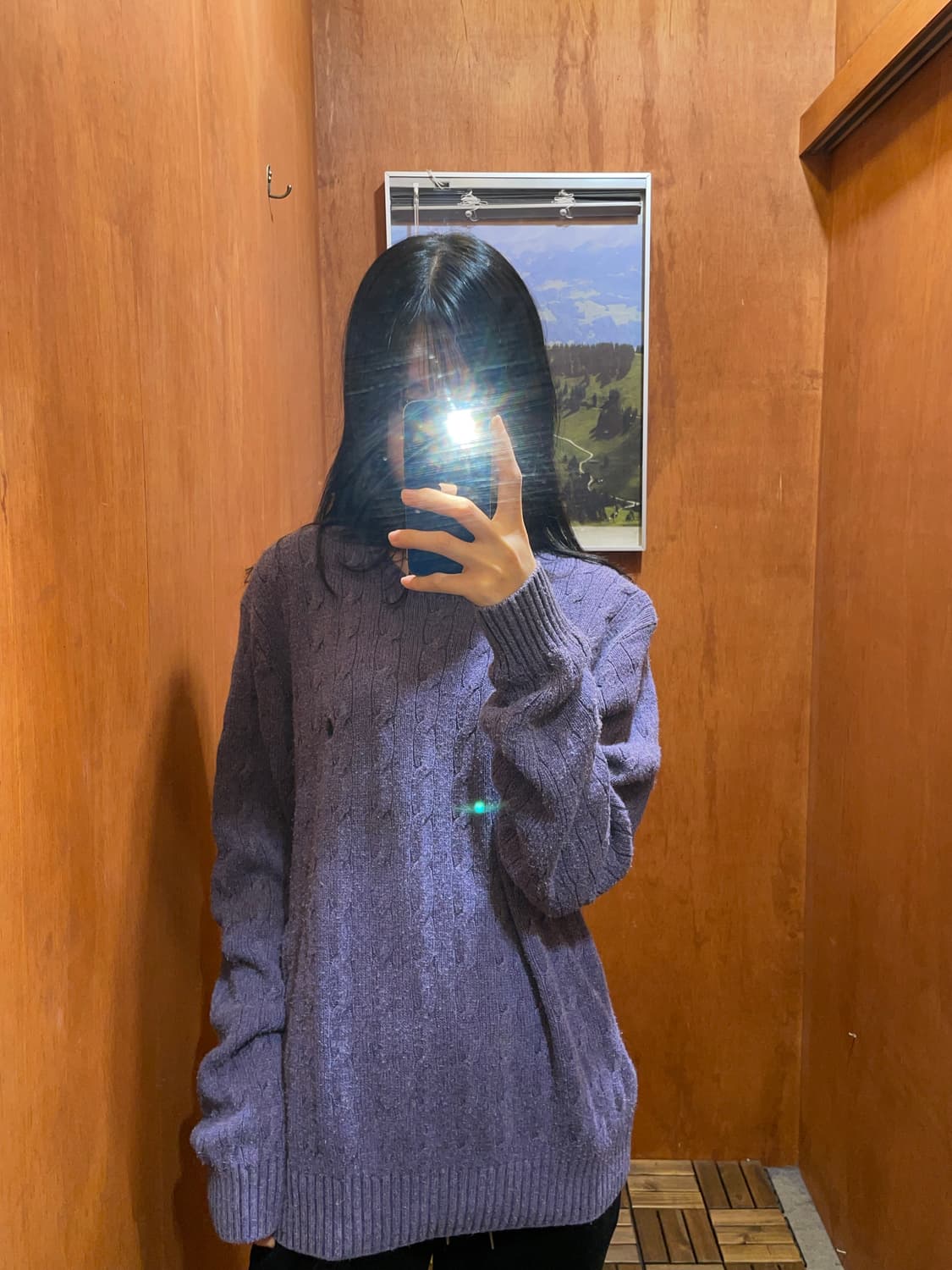 (L) POLO 폴로 랄프로렌 케이블 니트 상품이미지1