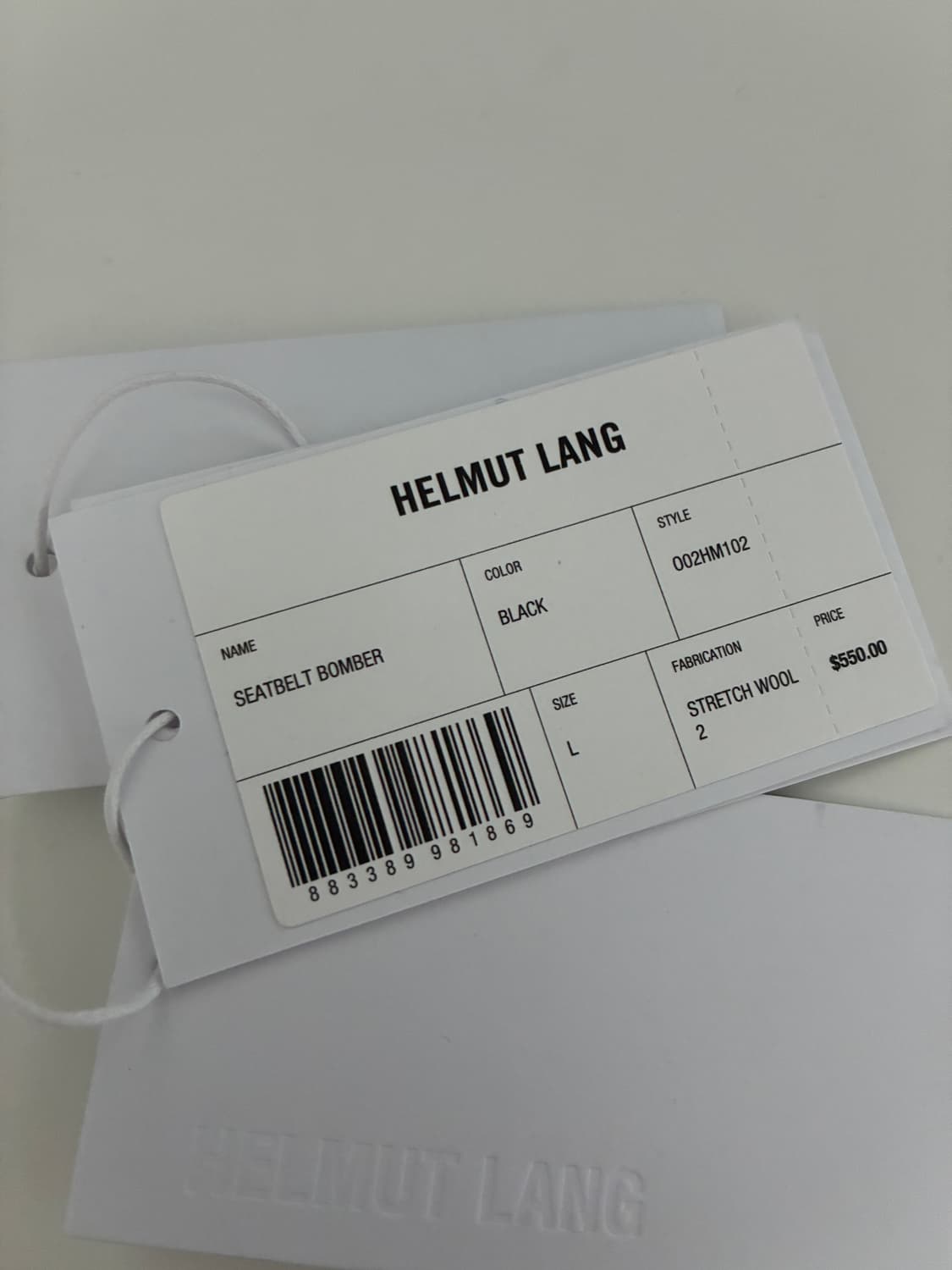 헬무트랭 시트벨트 울 봄버 상품이미지3