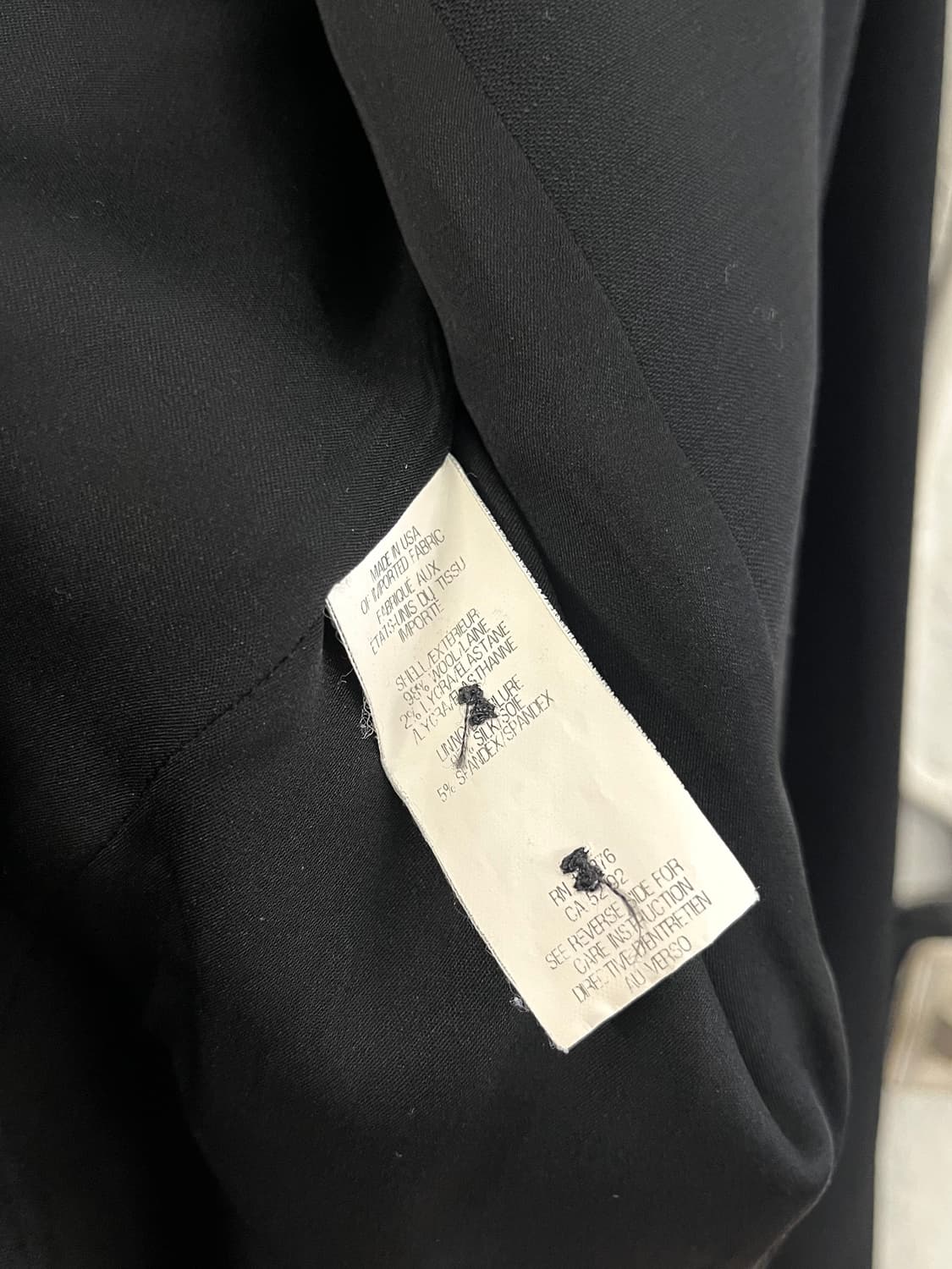 헬무트랭 09 비대칭 스모킹 자켓 상품이미지5