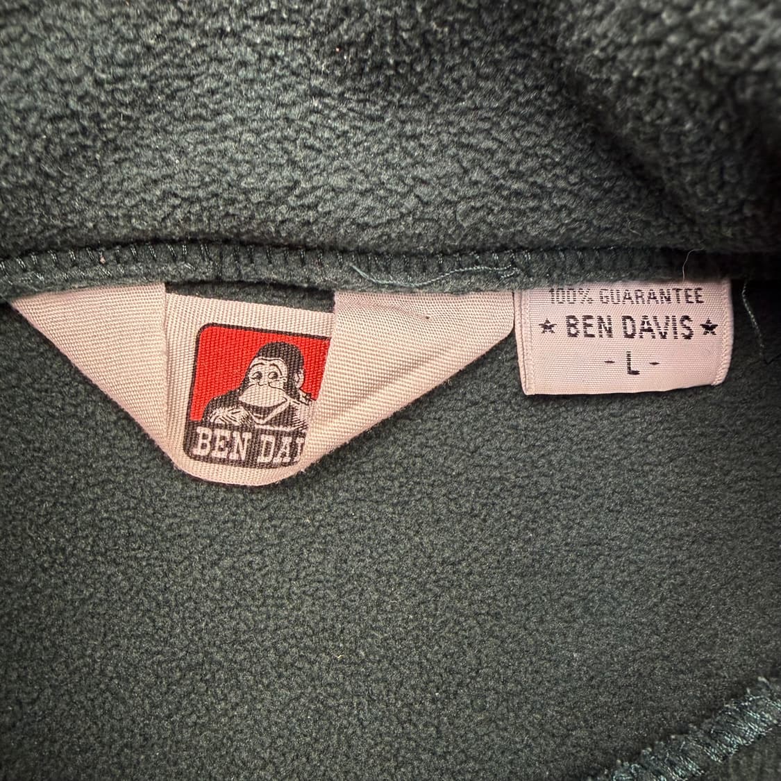 벤 데이비스 재팬 그린 하프 플리스 자켓 L 상품이미지7