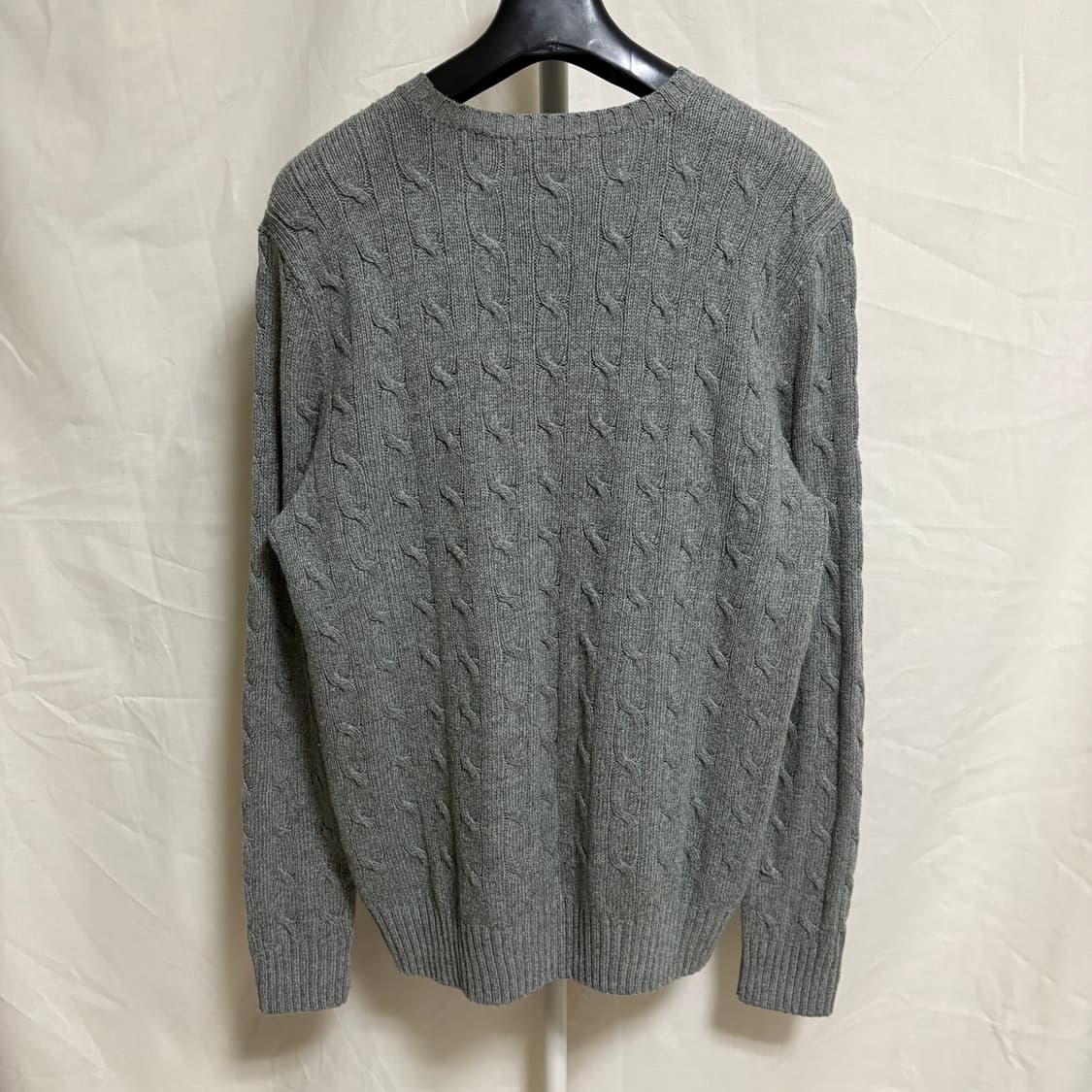 폴로 랄프로렌 실크 케이블 니트 / 그레이, S 상품이미지6