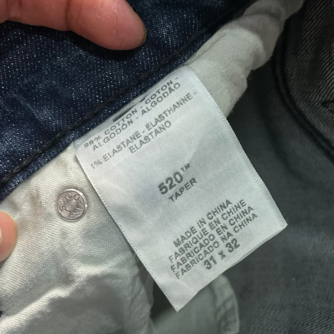 31 리바이스 520 청바지 상품이미지3