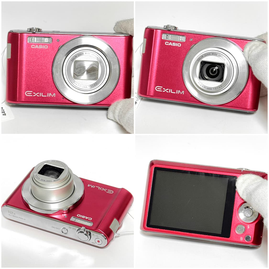 카시오 엑슬림 ZS240 체리레드 빈티지디카 상품이미지3