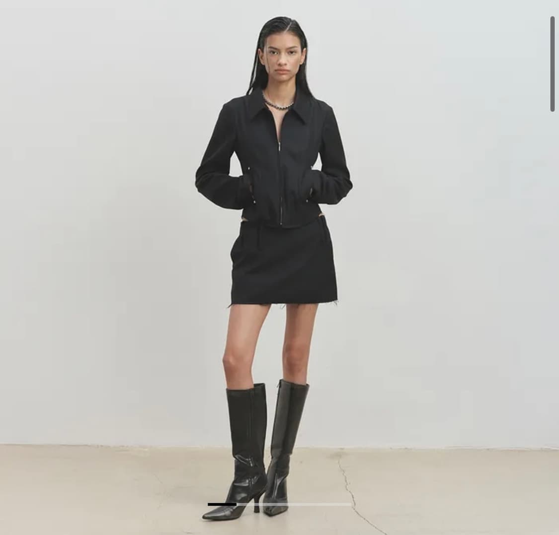 토니웩 distressed wool short jacket M 상품이미지2