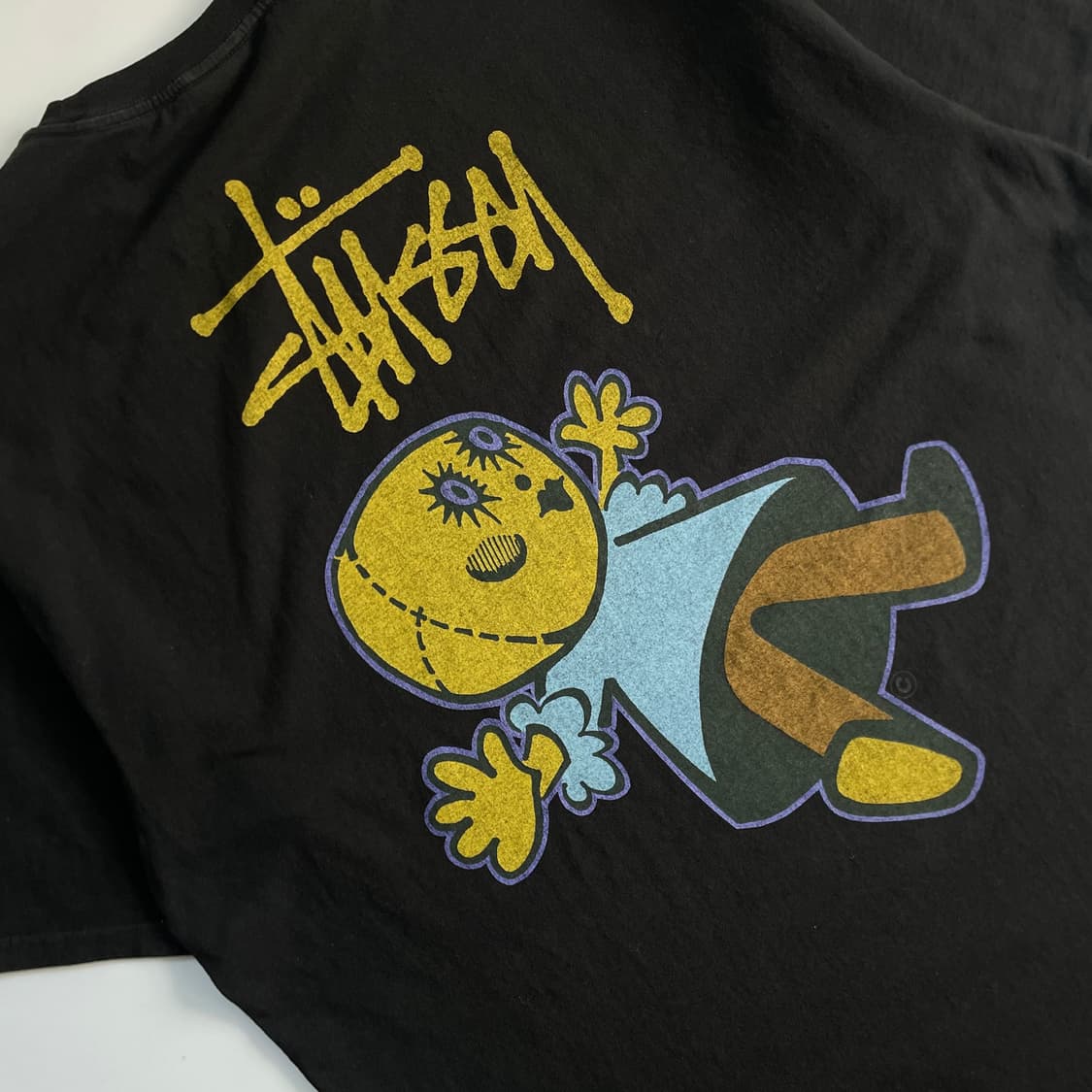 Stussy  스투시 돌리 피그먼트 블랙 티셔츠 상품이미지3