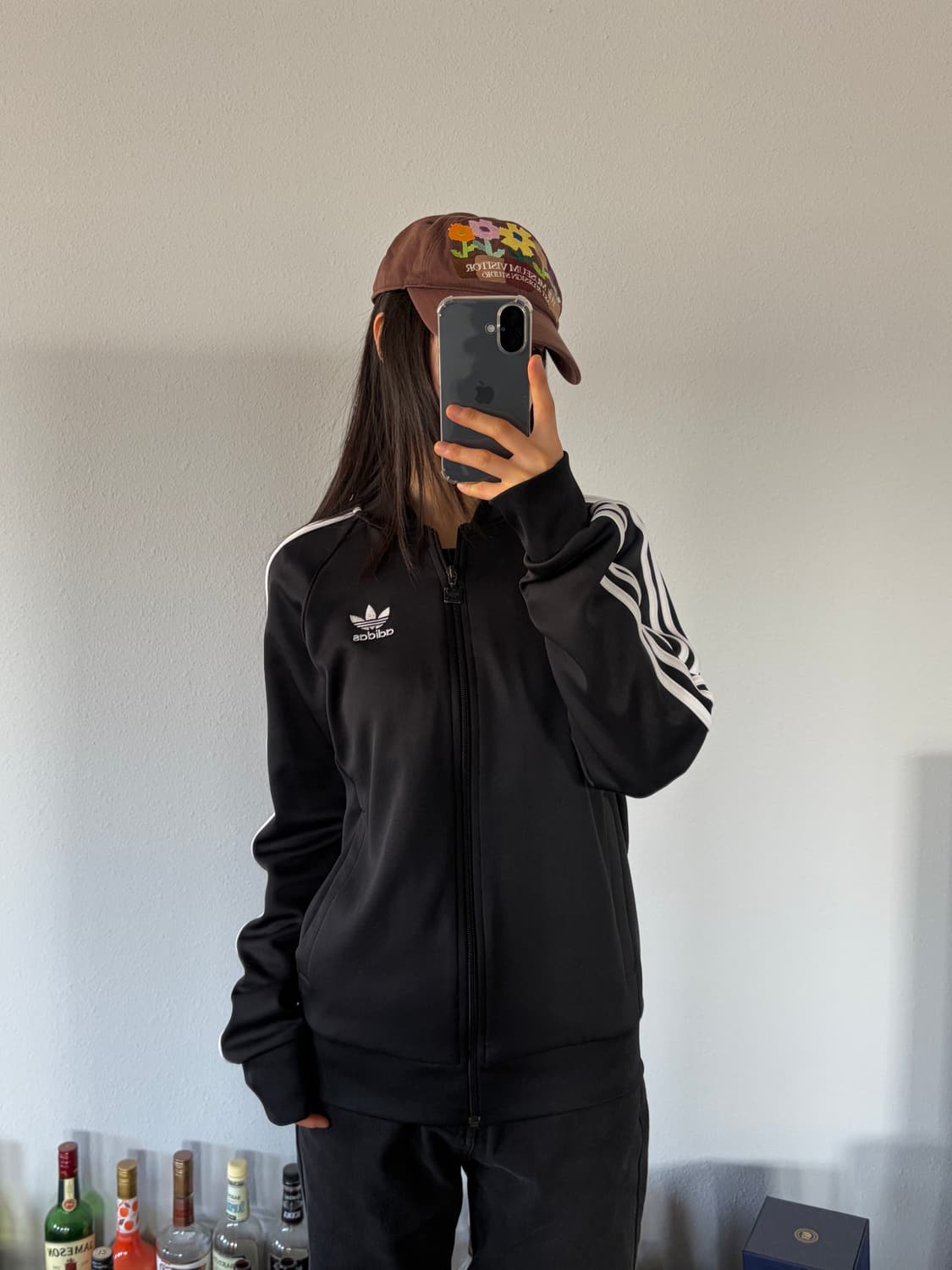 [S]아디다스 SST 트레포일 블랙 트랙탑 져지 상품이미지1