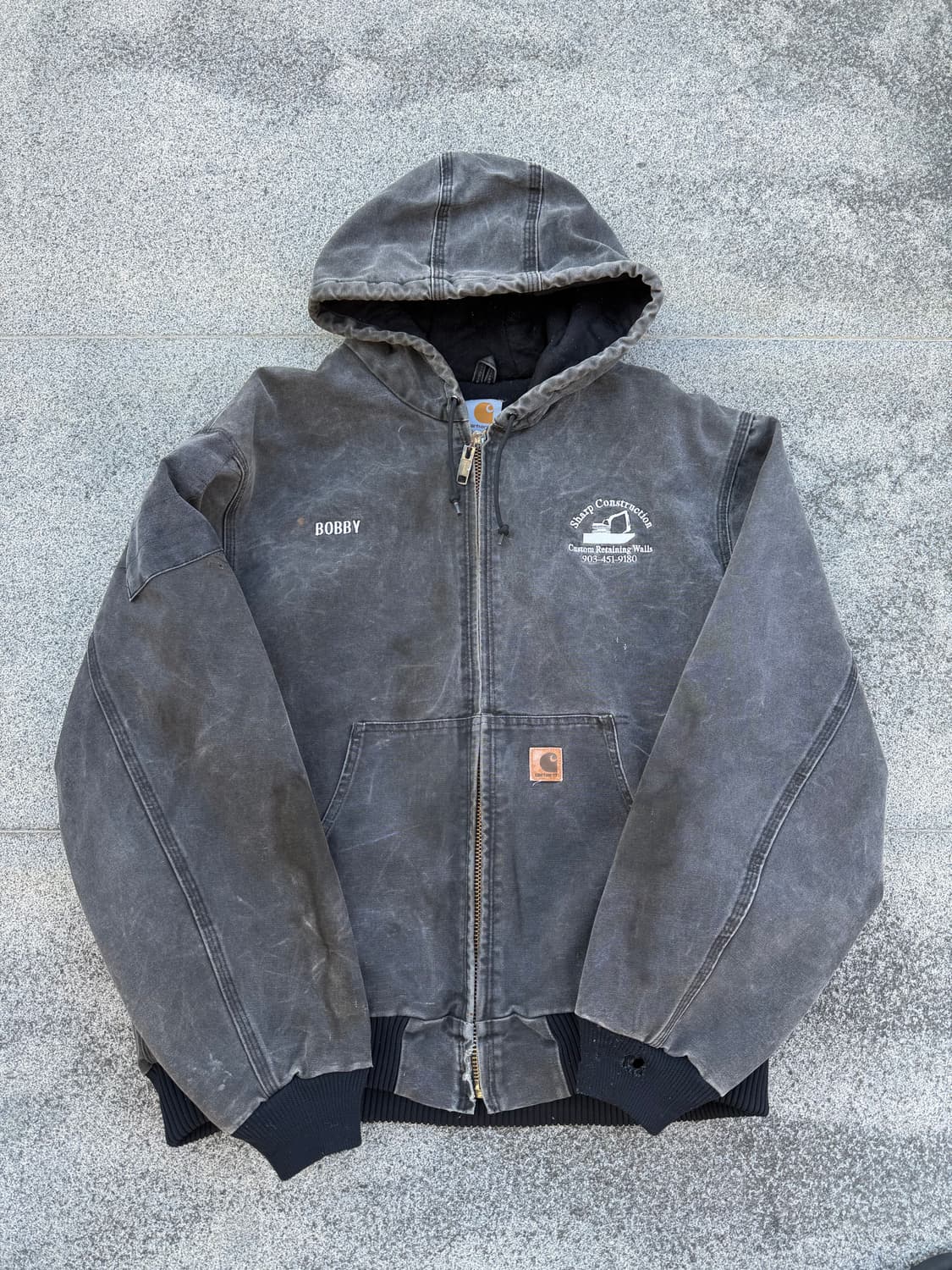 칼하트 J130 BLK 페이딩 액티브 자켓 상품이미지1