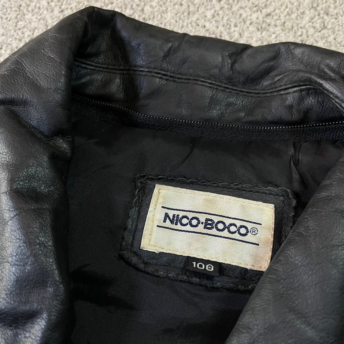 Vintage 빈티지 소가죽 봄버 자켓 상품이미지4