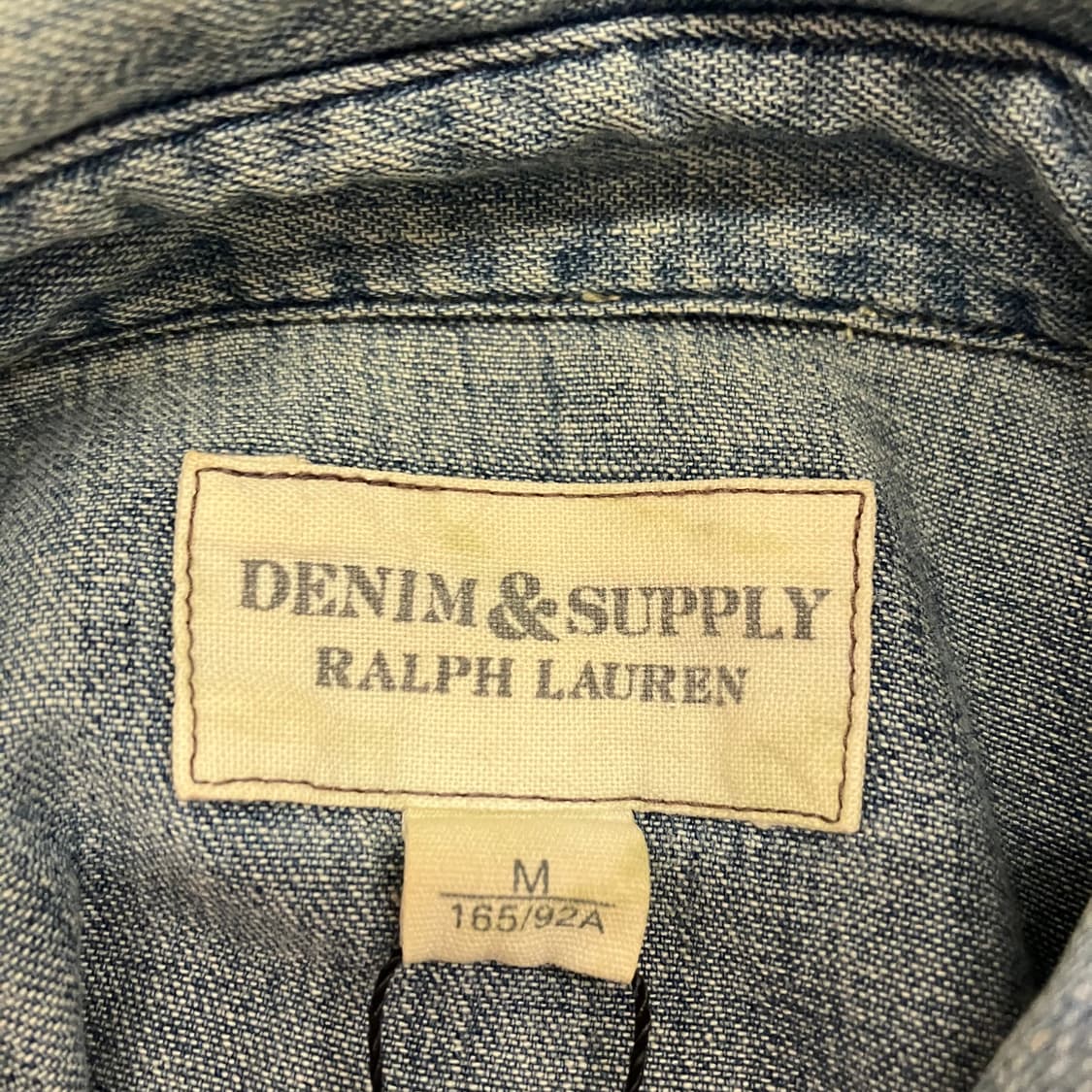 N280 폴로 데님앤서플라이 웨스턴 데님 청셔츠 상품이미지3