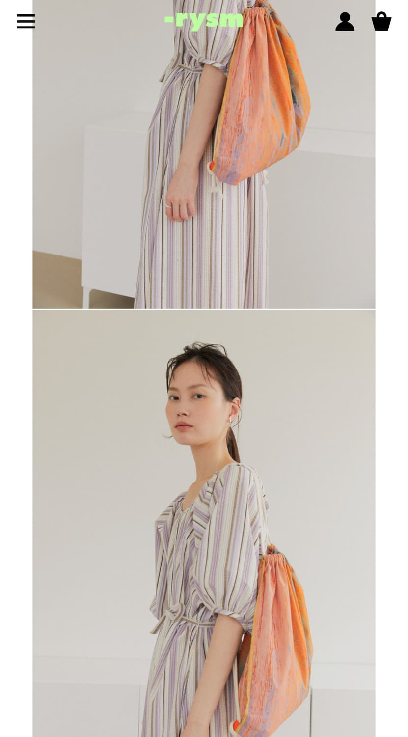 Rysm 리즘 오렌지 리버 스트링 백팩 짐백 상품이미지3